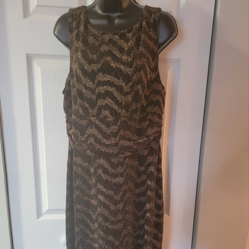 Long sparkly evening dress